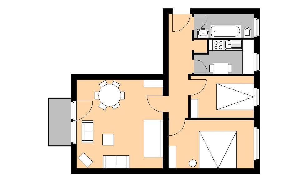 M M Central Vintage Family, Handwerker Und Monteure Apartments Berlin Chambre photo